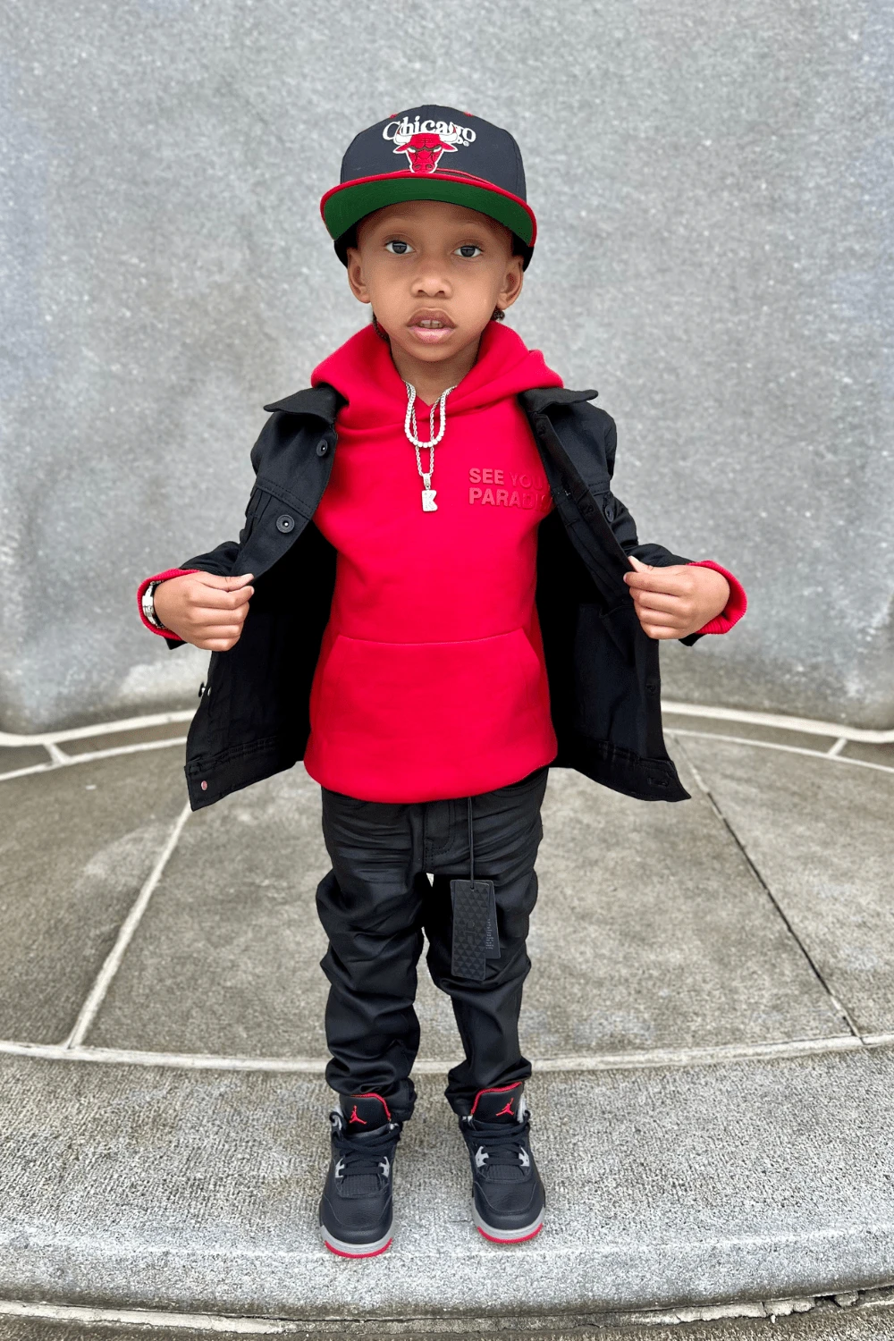 Kids Stacked Smooth Criminal Denim (Jet Black) 6 Kids Stacked Smooth Criminal Denim (Jet Black) - Image 6