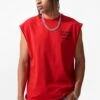 SYIP Cut Off T-Shirt 9 SYIP Cut Off T-Shirt -Jordan Craig Shop 7000A RED MODEL2