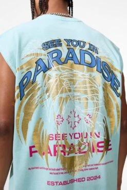 Lions Den Cut Off T-Shirt -Jordan Craig Shop 7001A SKYBLUE MODEL5