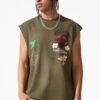 Heartfelt Cut Off T-Shirt 10 Heartfelt Cut Off T-Shirt -Jordan Craig Shop 7002A OLIVE MODEL2