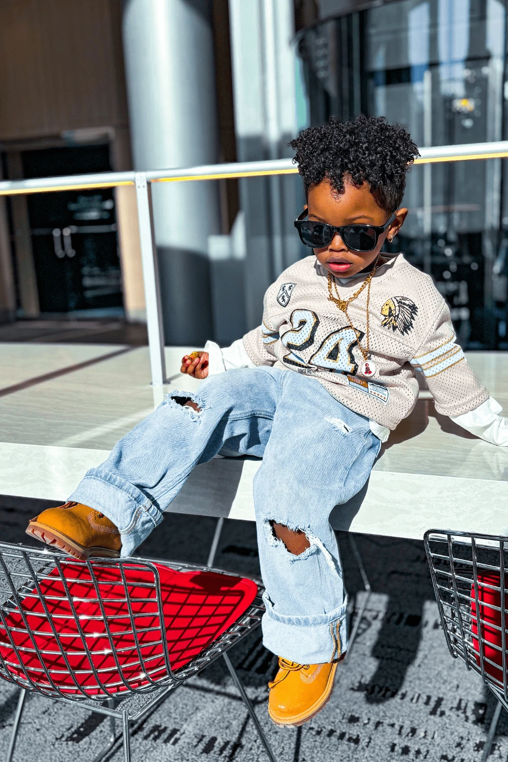 Kids Pioneer Football Jersey (Cream) 15 Kids Pioneer Football Jersey (Cream) - Image 15