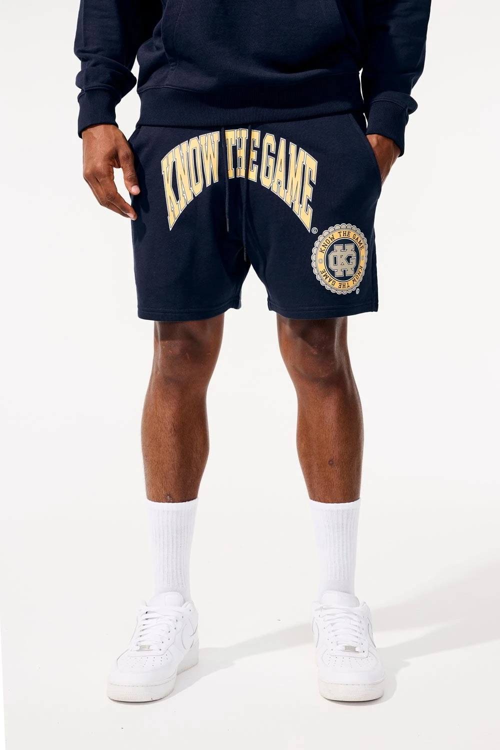 Athletic - Know The Game Shorts (Navy) 3 Athletic - Know The Game Shorts (Navy) - Image 3