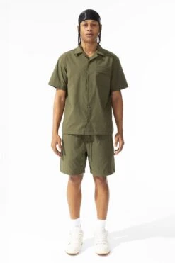 Mesa Mechanic S/S Shirt -Jordan Craig Shop 8472 OLIVE MODEL1