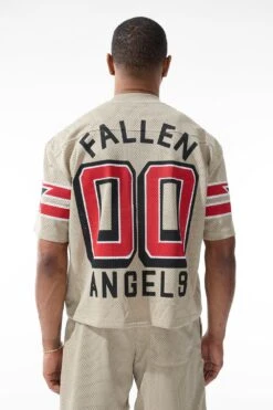 Fallen Angels Football Jersey (Khaki) 11 Fallen Angels Football Jersey (Khaki) -Jordan Craig Shop 8475 KHAKI MODEL4