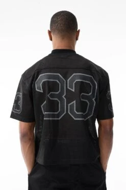 5 Borough Football Jersey (Black) 10 5 Borough Football Jersey (Black) -Jordan Craig Shop 8476 BLACK MODEL5