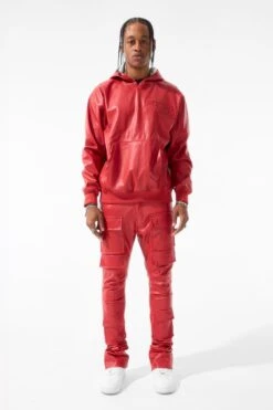 Thriller Pullover Hoodie 34 Thriller Pullover Hoodie -Jordan Craig Shop 8556H RED MODEL1