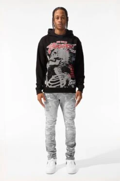 Head Banger Pullover Hoodie (Black) 7 Head Banger Pullover Hoodie (Black) -Jordan Craig Shop 8627H BLACK MODEL1