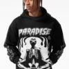 Reincarnation Pullover Hoodie (Black) 12 Reincarnation Pullover Hoodie (Black) -Jordan Craig Shop 8629H BLACK MODEL3