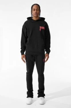 Afterlife Pullover Hoodie (Noir) -Jordan Craig Shop 8631H NOIR MODEL1