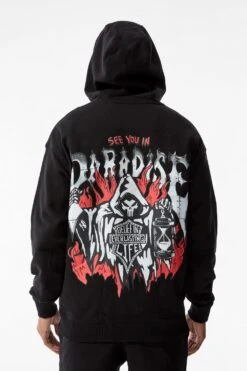 Afterlife Pullover Hoodie (Noir) -Jordan Craig Shop 8631H NOIR MODEL3