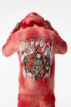 Afterlife Pullover Hoodie (Red) 10 Afterlife Pullover Hoodie (Red) -Jordan Craig Shop 8631H RED MODEL4