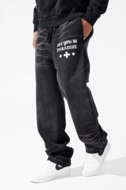 SYIP Wide Leg Sweatpants (Vintage Black)