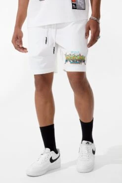 Retro - Street League Shorts -Jordan Craig Shop 8650 WHITE MODEL4
