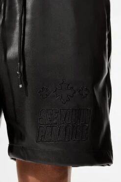 Retro - Paradise Squad Shorts (Black) -Jordan Craig Shop 8651S BLACK MODEL2