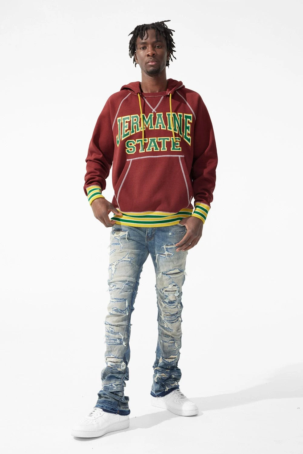 Collegiate Roots Pullover Hoodie (Cold World) 2 Collegiate Roots Pullover Hoodie (Cold World) - Image 2