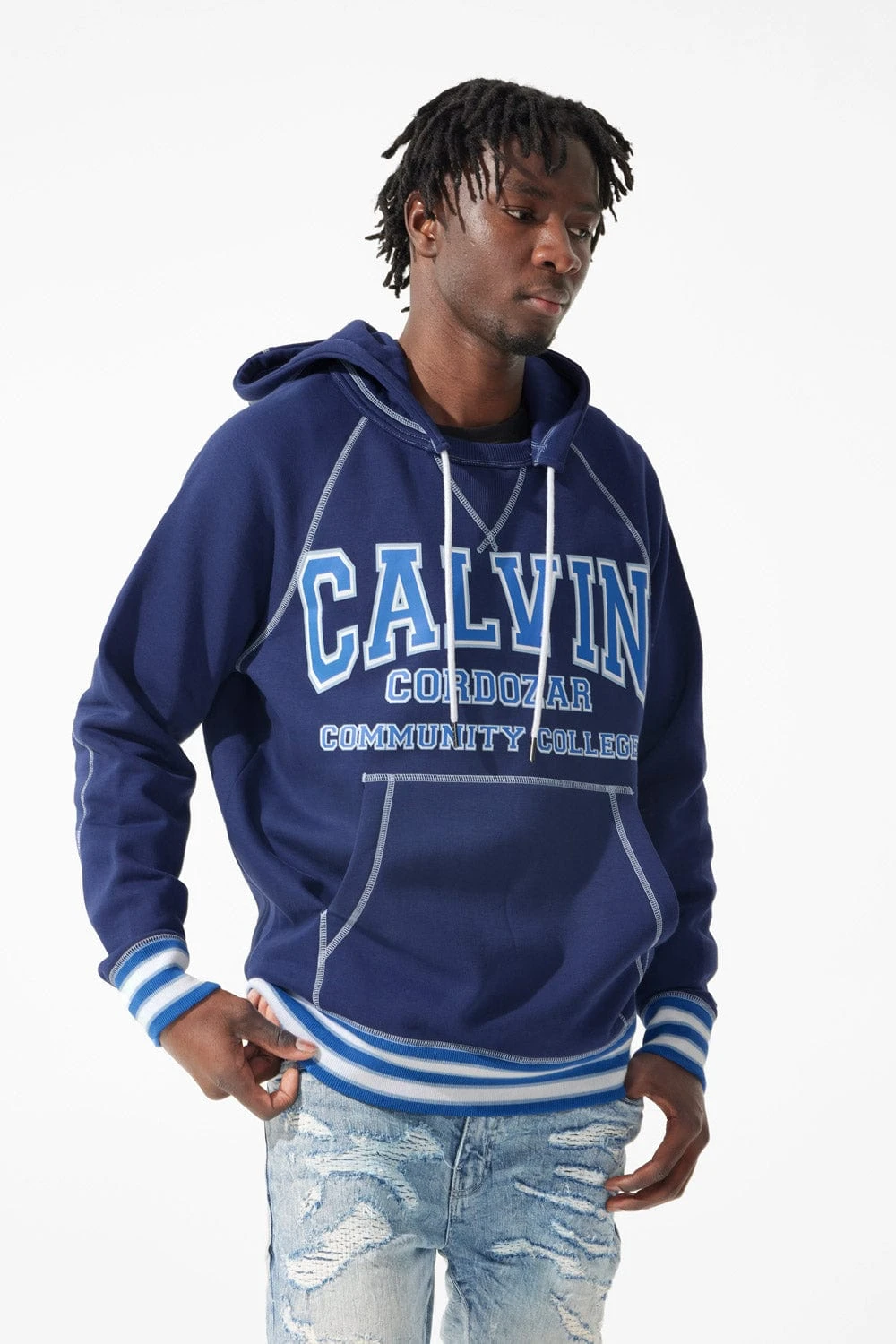 Collegiate Roots Pullover Hoodie (Long Beach) 3 Collegiate Roots Pullover Hoodie (Long Beach) - Image 3