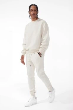 Uptown Crewneck Sweatshirt 34 Uptown Crewneck Sweatshirt -Jordan Craig Shop 8830T BONE MODEL1