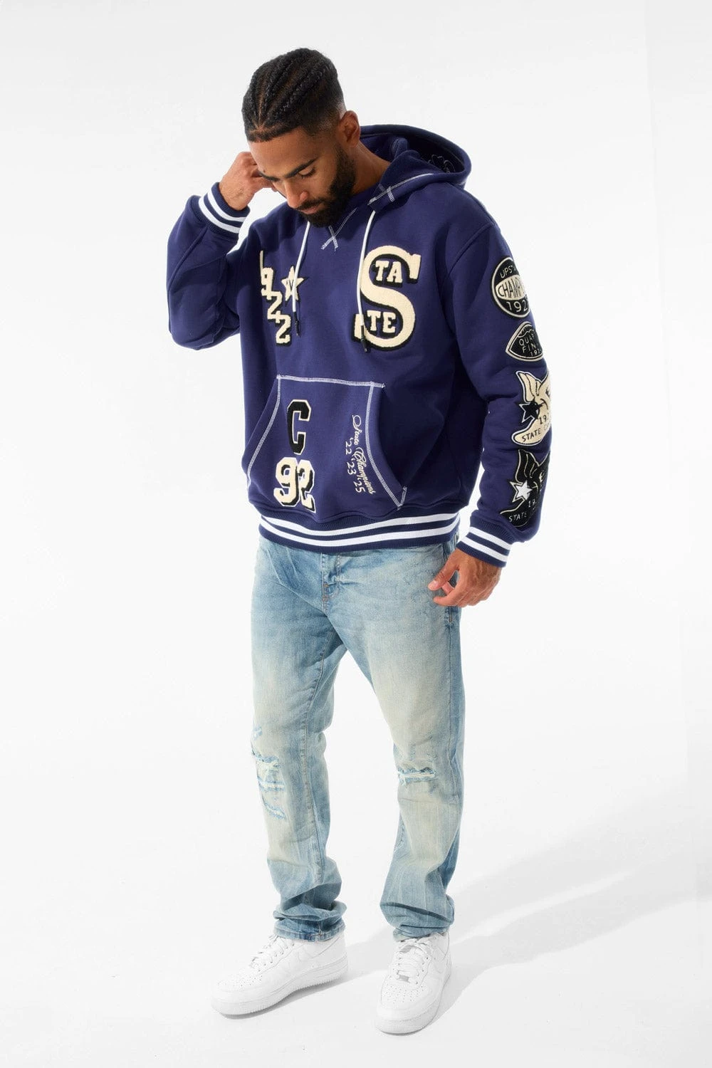 State Champs Pullover Hoodie (Navy) 3 State Champs Pullover Hoodie (Navy) - Image 3