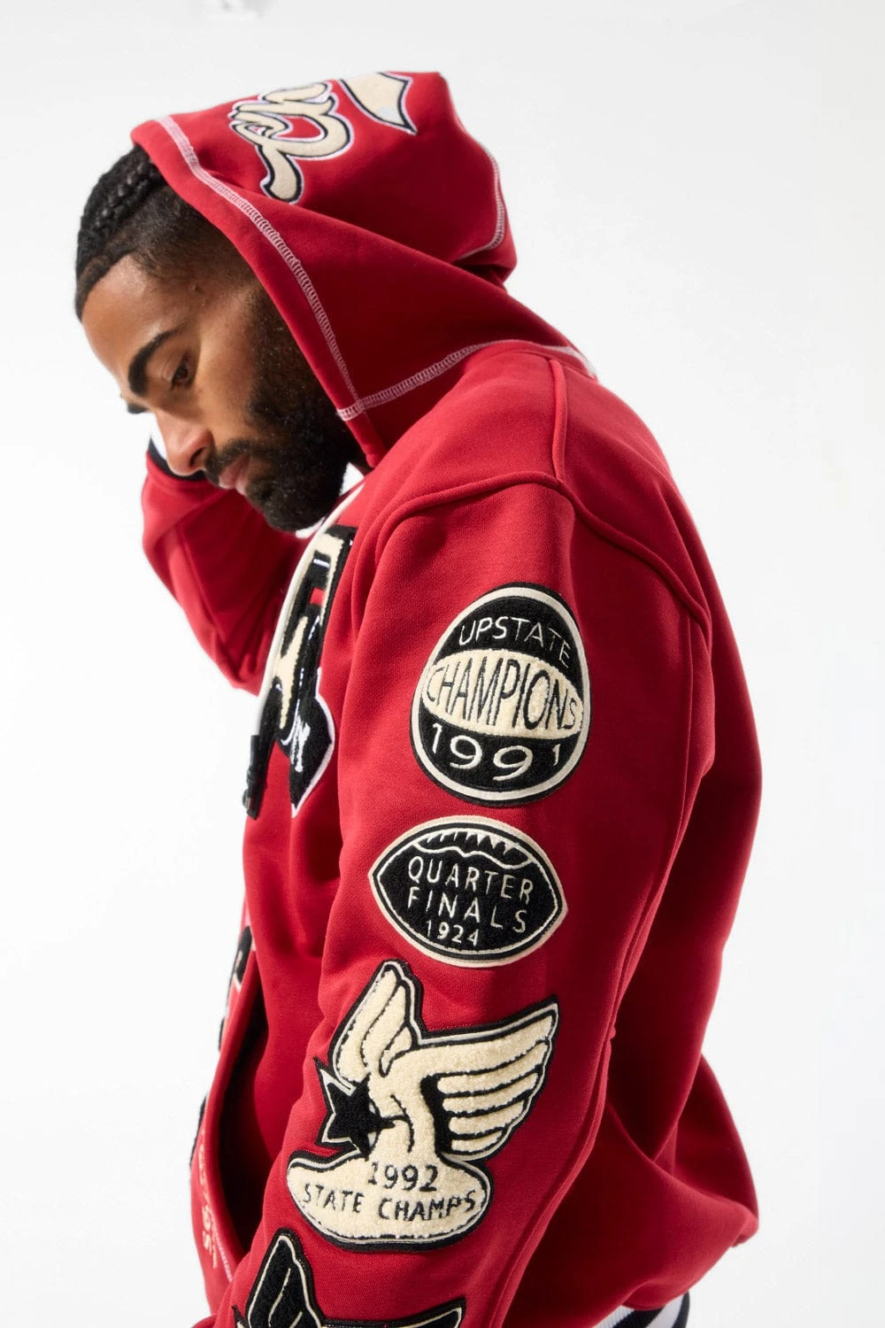 Hall Of Fame Pullover Hoodie (Deep Red) 5 Hall Of Fame Pullover Hoodie (Deep Red) - Image 5