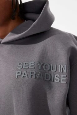 Paradise Tonal Pullover Hoodie 33 Paradise Tonal Pullover Hoodie -Jordan Craig Shop 8862H CHARCOAL MODEL1
