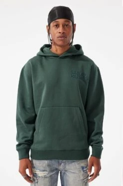 Paradise Tonal Pullover Hoodie 25 Paradise Tonal Pullover Hoodie -Jordan Craig Shop 8862H HUNTER GREEN MODEL1