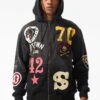 Battalion Zip Up Hoodie (Black Shadow) 8 Battalion Zip Up Hoodie (Black Shadow) -Jordan Craig Shop 891662H BLACK SHADOW MODEL4