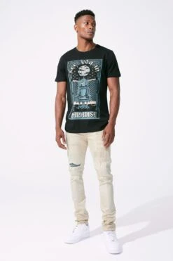 Watch The Throne T-Shirt (Black) -Jordan Craig Shop 9093A BLACK MODEL1