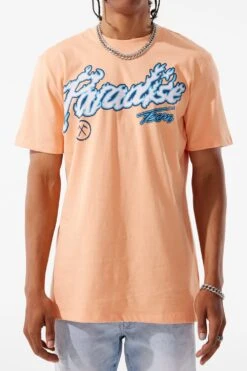Paradise Tour T-Shirt 24 Paradise Tour T-Shirt -Jordan Craig Shop 9100A PEACH MODEL2