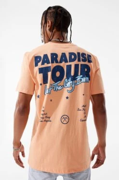 Paradise Tour T-Shirt 27 Paradise Tour T-Shirt -Jordan Craig Shop 9100A PEACH MODEL3