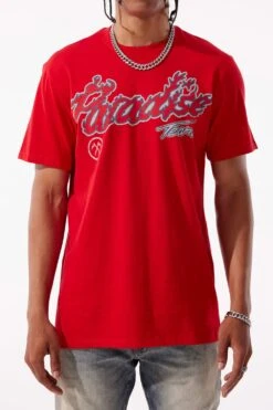 Paradise Tour T-Shirt 34 Paradise Tour T-Shirt -Jordan Craig Shop 9100A RED MODEL2