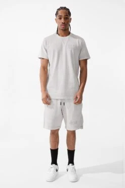 Paradise Washed T-Shirt 27 Paradise Washed T-Shirt -Jordan Craig Shop 9117A LIGHT GREY MODEL1