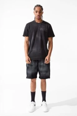 Paradise Washed T-Shirt 22 Paradise Washed T-Shirt -Jordan Craig Shop 9117A VINTAGE BLACK MODEL1
