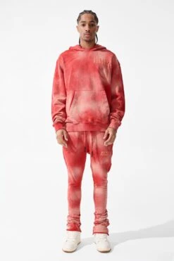 Paradise Washed Pullover Hoodie 31 Paradise Washed Pullover Hoodie -Jordan Craig Shop 9117H RED MODEL1