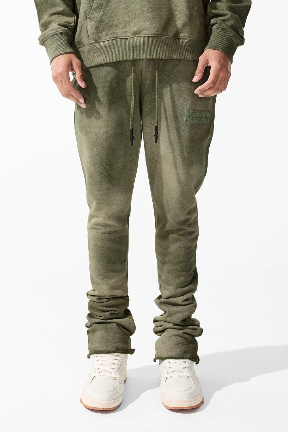 Paradise Washed Stacked Sweatpants 16 Paradise Washed Stacked Sweatpants - Image 16