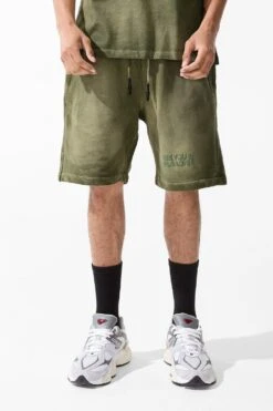 Retro - Paradise Washed Shorts -Jordan Craig Shop 9117S OLIVE MODEL1
