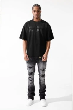 SYIP Boxy T-Shirt 38 SYIP Boxy T-Shirt -Jordan Craig Shop 9120A BLACK SHADOW MODEL1