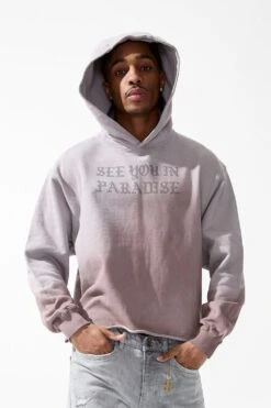 SYIP Cropped Pullover Hoodie 36 SYIP Cropped Pullover Hoodie -Jordan Craig Shop 9120H CEMENTWASH MODEL2