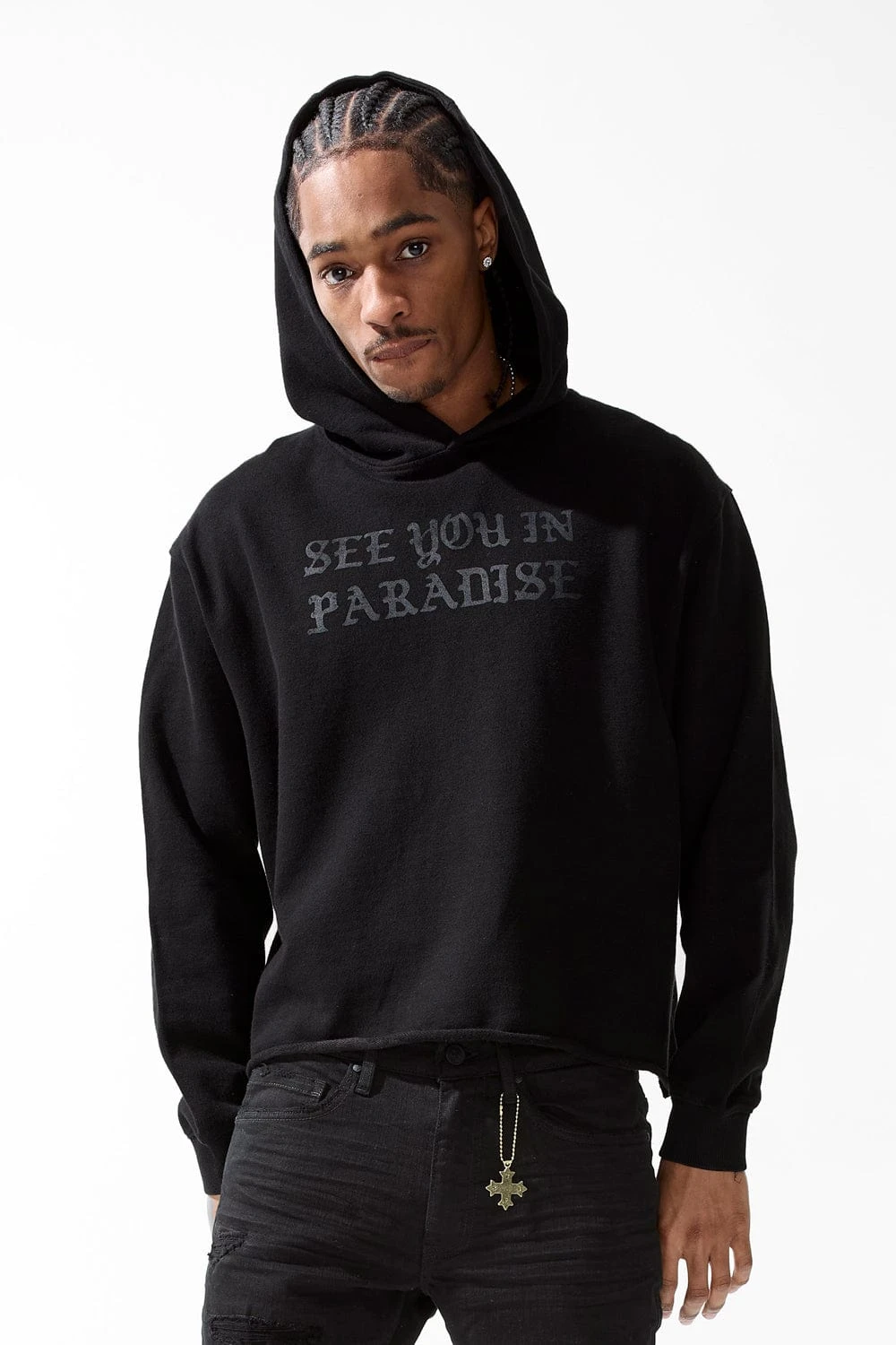 SYIP Cropped Pullover Hoodie 5 SYIP Cropped Pullover Hoodie - Image 5