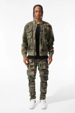 Camo Mercenary Bomber Jacket (Vintage Camo) 6 Camo Mercenary Bomber Jacket (Vintage Camo) -Jordan Craig Shop 91281C VINTAGE CAMO MODEL1
