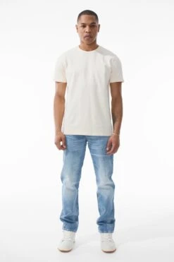 Heavyweight Crewneck T-Shirt 3 Pack (Multi Color) -Jordan Craig Shop 9150A CREAM MODEL1 25e7d161 b86c 4dda bc27 f06f4f5fb71a