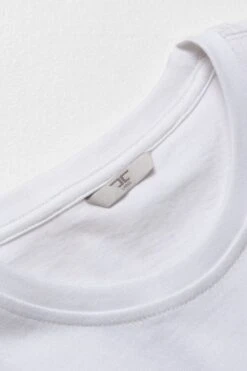 Heavyweight Crewneck T-Shirt 32 Heavyweight Crewneck T-Shirt -Jordan Craig Shop 9150A WHITE CLOSEUP1