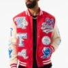 All American Varsity Jacket (Red) 6 All American Varsity Jacket (Red) -Jordan Craig Shop 91645 RED MODEL2