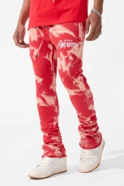 Surfside Stacked Sweatpants -Jordan Craig Shop 9201L RED MODEL2