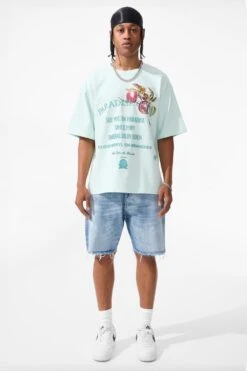 Paradise Club Boxy T-Shirt 22 Paradise Club Boxy T-Shirt -Jordan Craig Shop 9206A COASTAL BLUE MODEL1