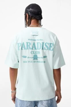Paradise Club Boxy T-Shirt 26 Paradise Club Boxy T-Shirt -Jordan Craig Shop 9206A COASTAL BLUE MODEL4