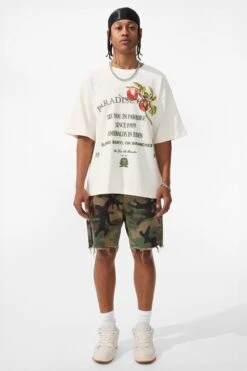 Paradise Club Boxy T-Shirt 31 Paradise Club Boxy T-Shirt -Jordan Craig Shop 9206A WHITE MODEL1