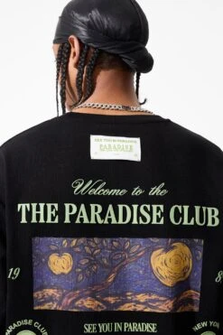 Emeralds In Eden Boxy T-Shirt 33 Emeralds In Eden Boxy T-Shirt -Jordan Craig Shop 9207A BLACK MODEL4