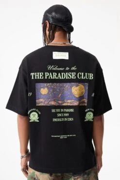 Emeralds In Eden Boxy T-Shirt 34 Emeralds In Eden Boxy T-Shirt -Jordan Craig Shop 9207A BLACK MODEL5