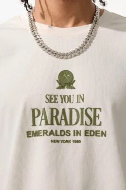 Emeralds In Eden Boxy T-Shirt 23 Emeralds In Eden Boxy T-Shirt -Jordan Craig Shop 9207A WHITE MODEL3