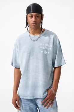 SYIP Inside Out Boxy T-Shirt 36 SYIP Inside Out Boxy T-Shirt -Jordan Craig Shop 9209A ICEBLUE MODEL2